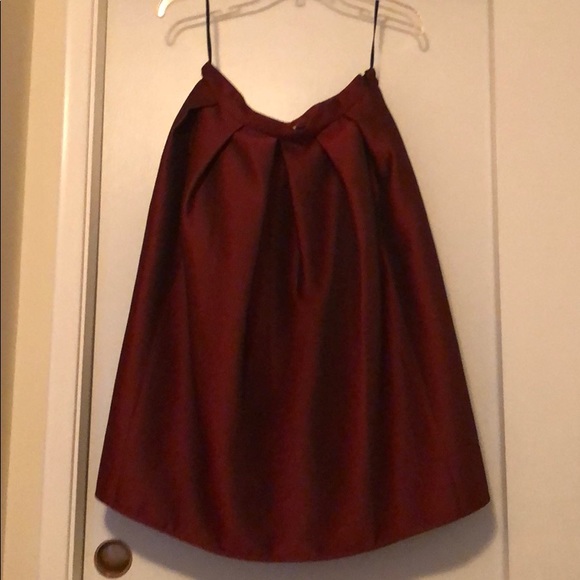 NWOT 4.Collective Lulu Jacquard Skirt in red - Picture 4 of 6